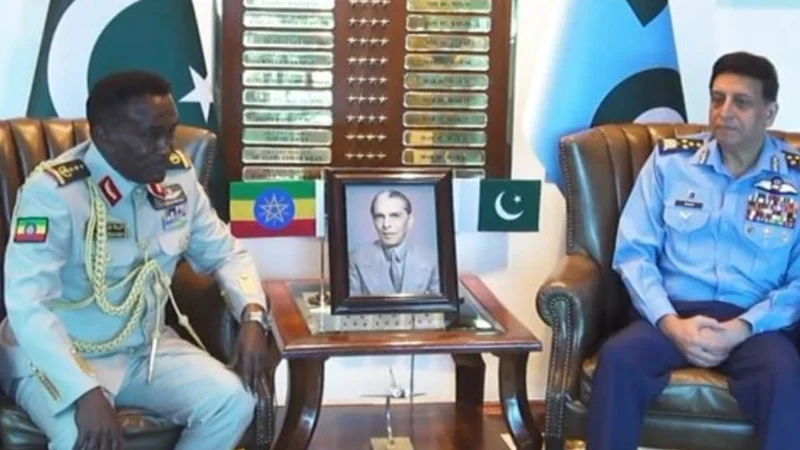 Ethiopian Air Chief visits Pakistan, Agree to boost defense cooperation