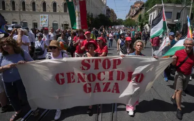 Massive protest in Rome condemns Italy’s ‘Complicity’ over Gaza war