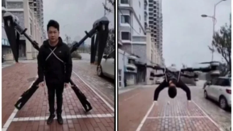 Dreams Come's true for human Fly.....Meet 'Drone Man of China!