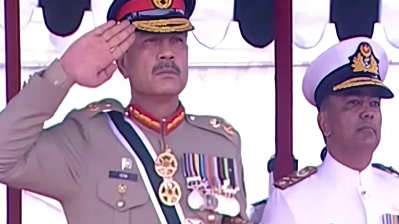 COAS attends passing out parade at Pakistan Naval Academy