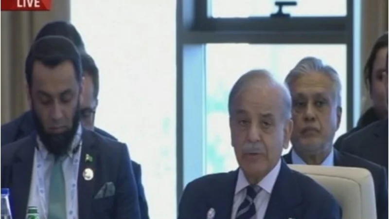 PM Shehbaz Sharif highlights climate threats, Israeli and Indian aggression at 16th ECO Summit