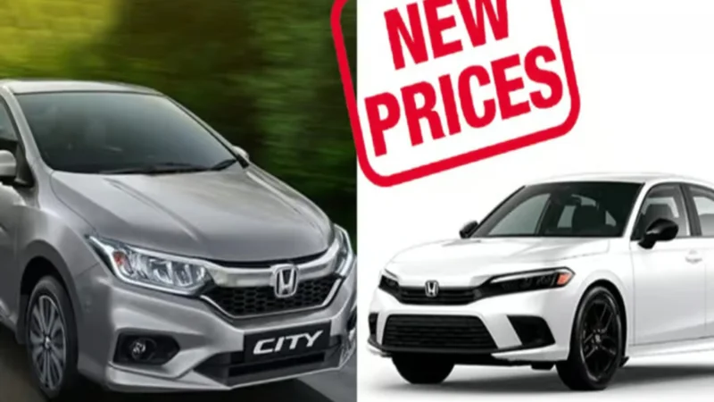 Honda City, Civic prices surge by Rs200,000 in Pakistan- Check details