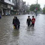 Heavy rain turns Lahore streets into pools