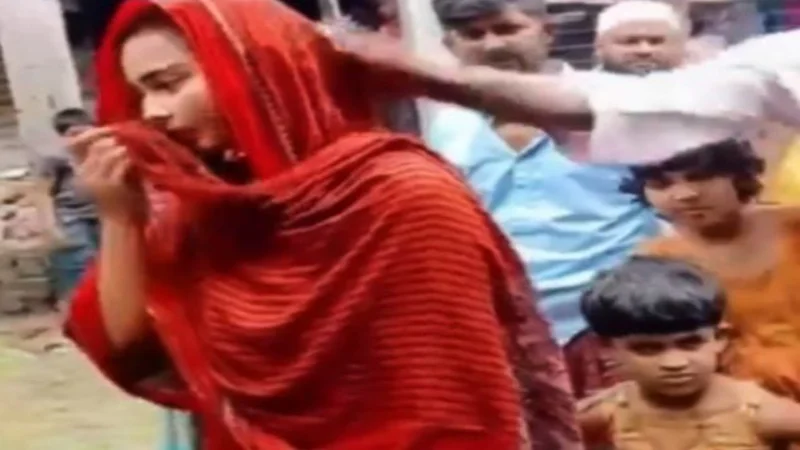 Public Humiliation of Muslim Woman in India