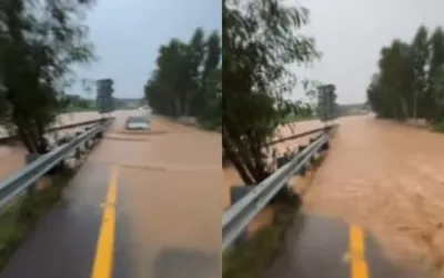 Floodwater reaches Islamabad Motorway, Causing major traffic jams