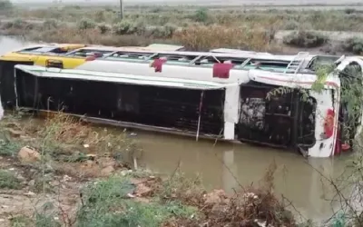 8 dead, 70 injured in two bus accidents in Sindh
