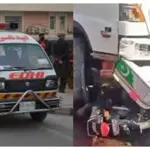 Motorcyclist dies in Manghopir tanker collision