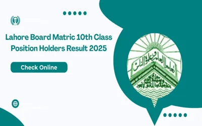 BISE Lahore 10th Class Results - Position Holders List Announced