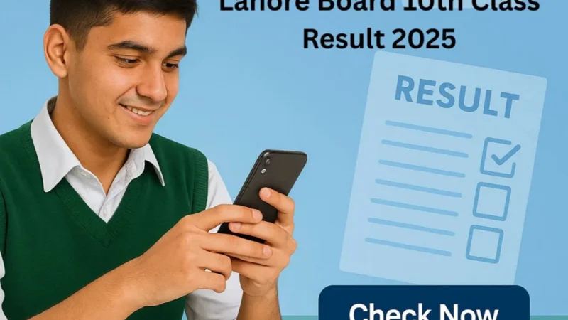 How to check Lahore 10th class result 2025
