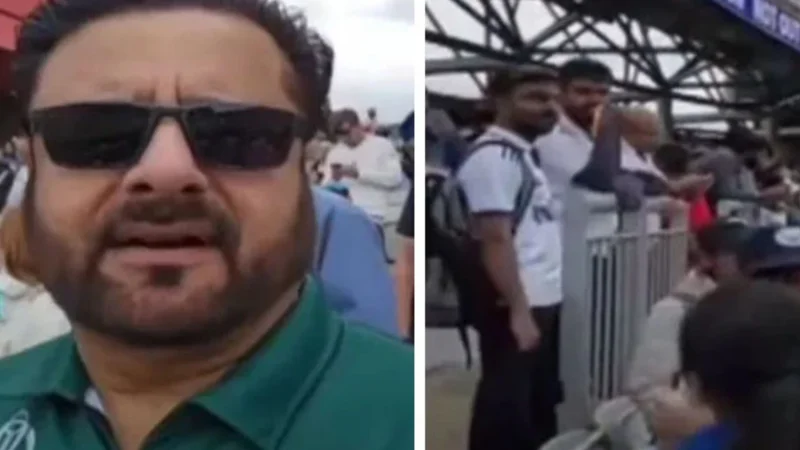 Pakistani fan wearing team shirt ousted from Old Trafford ground