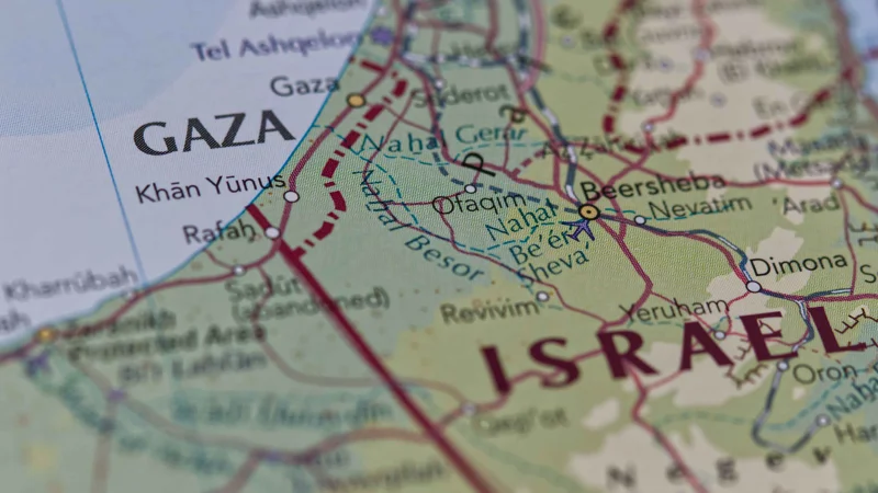 map-of-gaza-and-israel