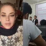 Mishi Khan questions professor on student treatment in class