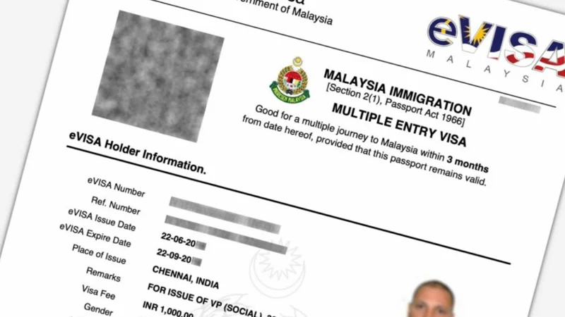 Updated Malaysia visit visa fee in Pakistan April 2024