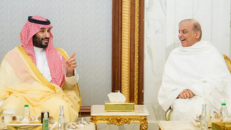 PM Shehbaz Sharif, Saudi Crown Prince discuss strengthening biletral relations