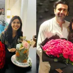 Sunita Marshall gets a surprise birthday celebration party from her husband