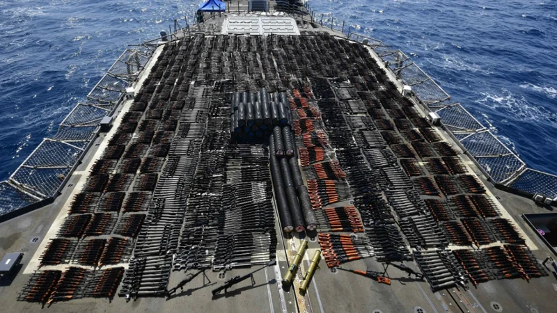 US sends seized Iranian weapons and ammo to Ukraine