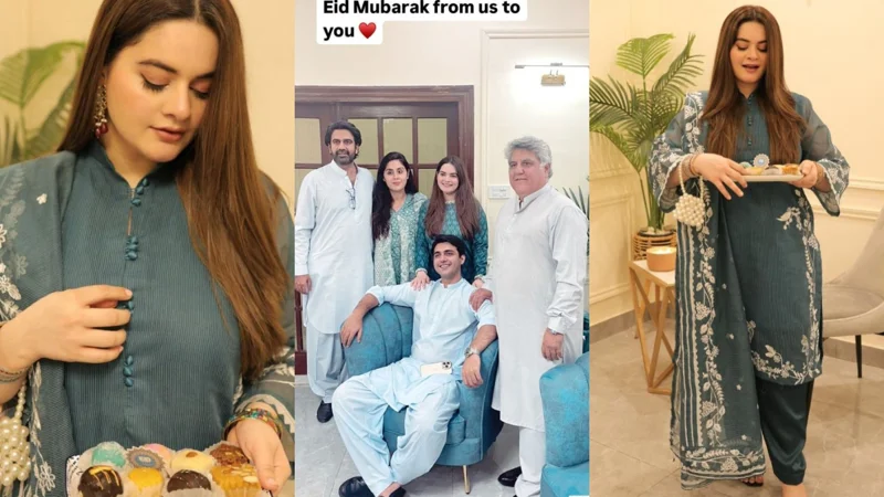 Eid Ul Fitr 2024: Minal Khan and Ahsan Mohsin Ikram's pictures on Eid day 2