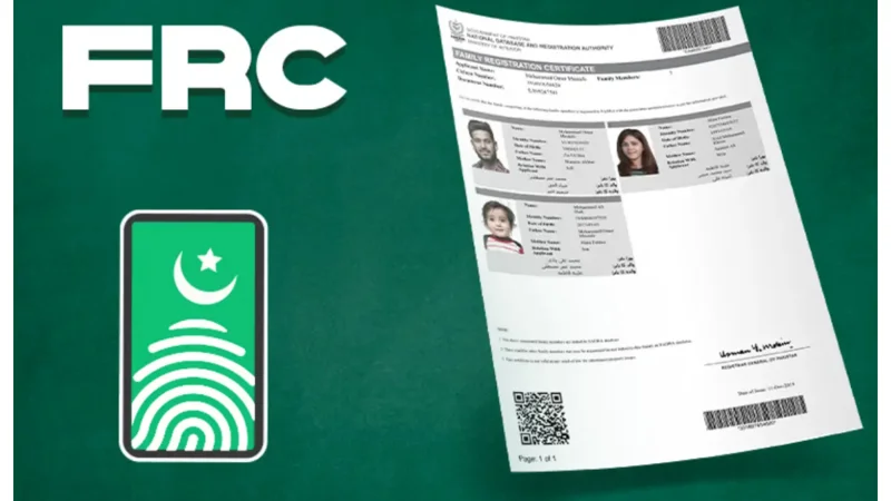 NADRA (FRC) Fees Update in Pakistan for April 2024
