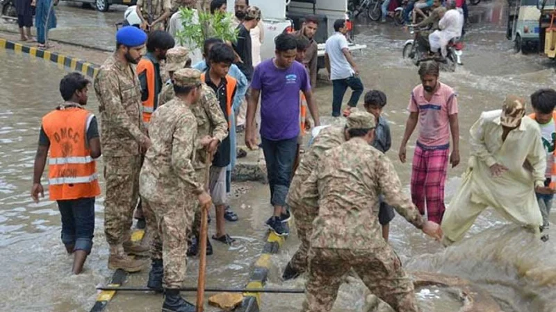 Pakistan Army continues rescue operations in rain-affected areas