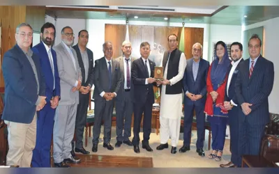 Uzbek Ambassador Oybek Arif Usmanov calls on FPCCI President Atif Ikram Sheikh