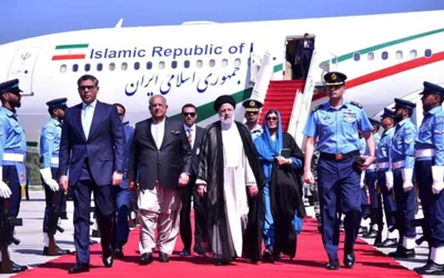 Iran’s President Raisi arrives in Pakistan on three-day visit