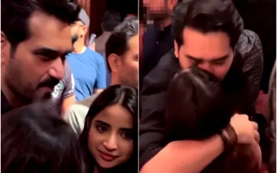 Humayun Saeed and Saboor Aly's Public Kiss Sparks Online Controversy