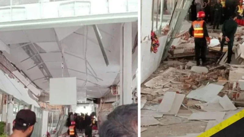 Two die, nine other injured as roof of hospital collapsed in Gujrat