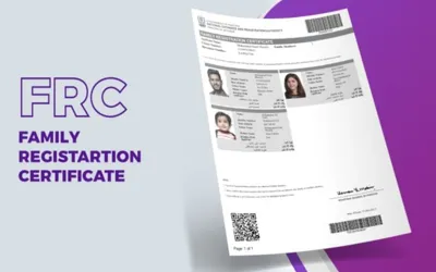 Family Registration Certificate (FRC) by Marriage Fee - April 2024