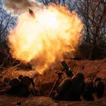 Ukrainian and Russian forces artillery fire drones on each other, at least seven dead