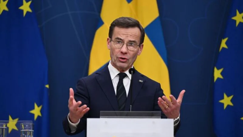 Sweden's Prime Minister announces NATO troop deployment to Latvia next year