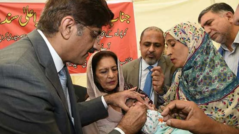 Sindh CM launches anti-polio campaign in 25 districts