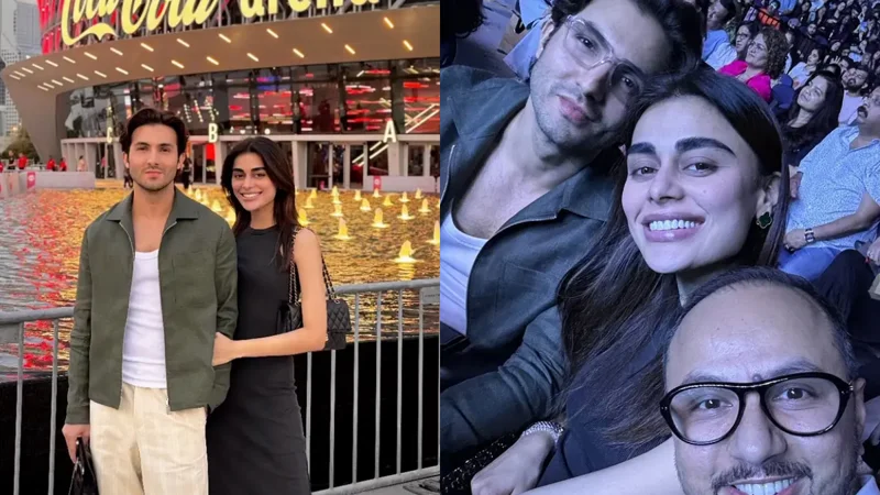 Sadaf Kanwal and Shahroz Sabzwari spotted at Arijit Singh's concert