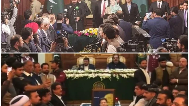 18-member cabinet of Punjab whereas 15-member cabinet of Khyber Pakhtunkhwa were sworn in at their respective provincial capitals on Wednesday