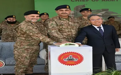 Gen Asim Munir visits HIT Taxila to attend launching Haider Tank