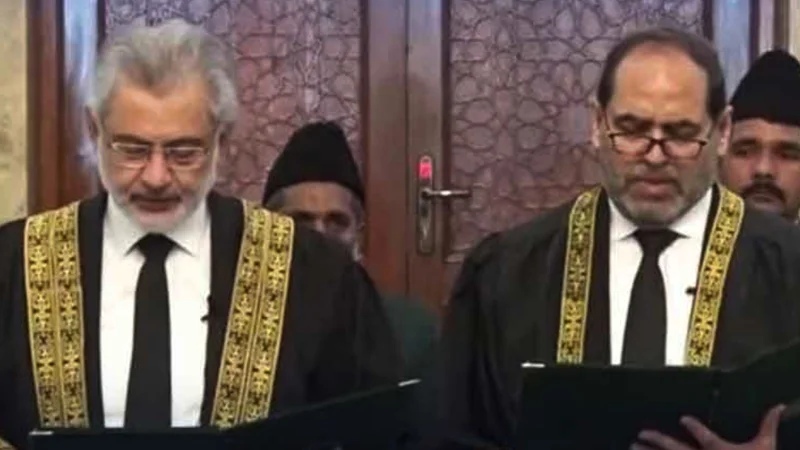 Justice Naeem Akhtar Afghan takes oath as SC judge