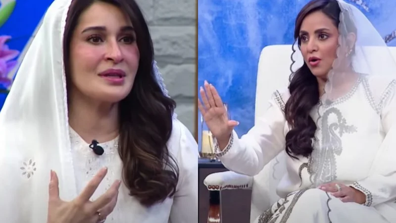 Why were Shaista Lodhi and Nadia Khan fighting each other in a live show?