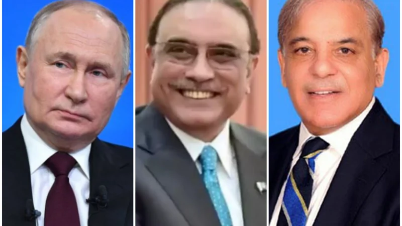 Zardari, Shehbaz felicitate Putin on his re-election