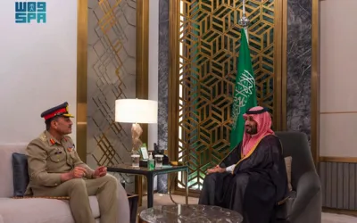 COAS Asim Munir calls on Saudi Crown Prince during his KSA visit