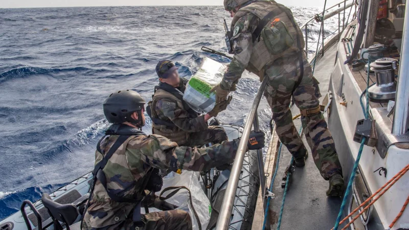 French Navy seizes 10.7 tons of cocaine off African coast