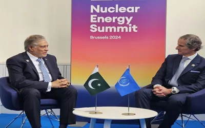 FM Dar, DG IAEA discuss issues related to nuclear energy