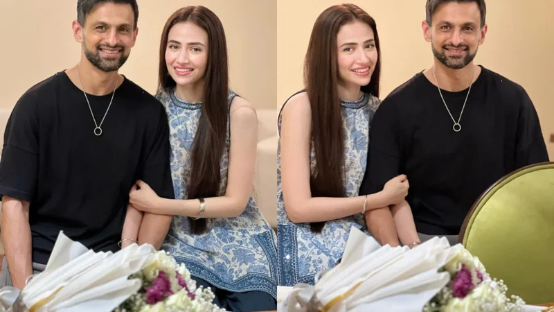 Shoaib Malik throws lavish birthday celebration for wife Sana Javed