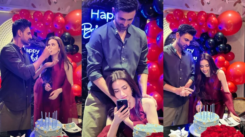 Shoaib Malik creates romantic ambience to celebrate Sana Javed’s birthday