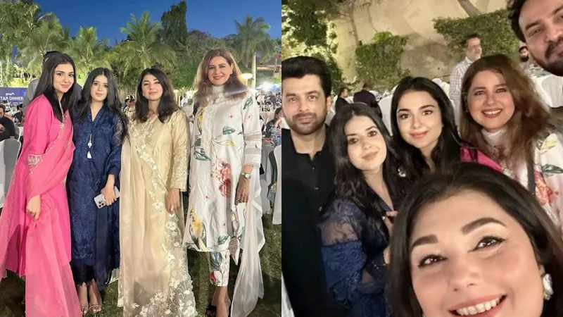 Tuba Anwar, Javeria Saud, and others seen at an Iftar dinner