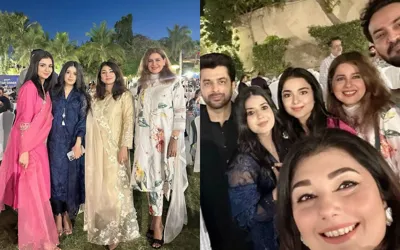 Tuba Anwar, Javeria Saud, and others seen at an Iftar dinner