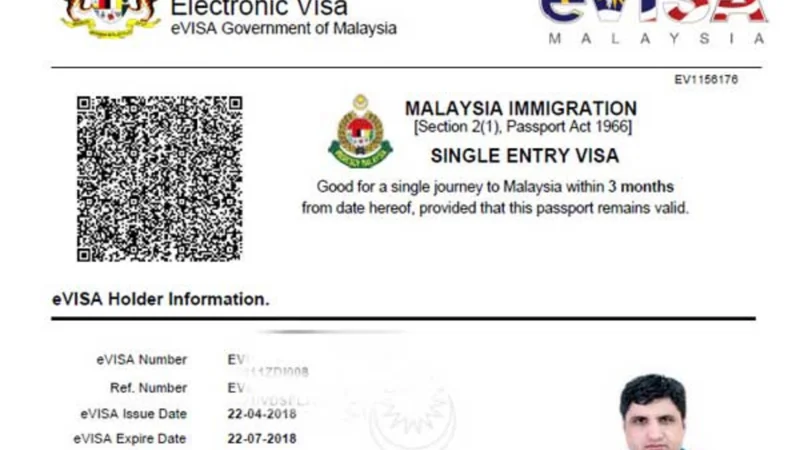 Malaysia visit visa fee for Pakistanis - February 2024