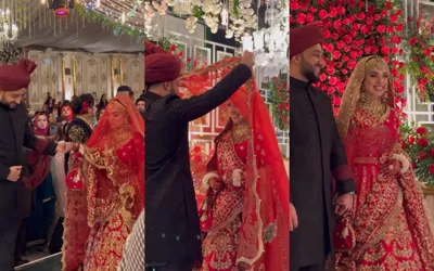 Arisha Razi & Abdullah Farrukh adorable couple moments from their Shendi