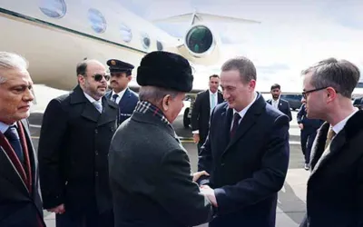 PM Shehbaz Sharif reaches Belarus on official visit
