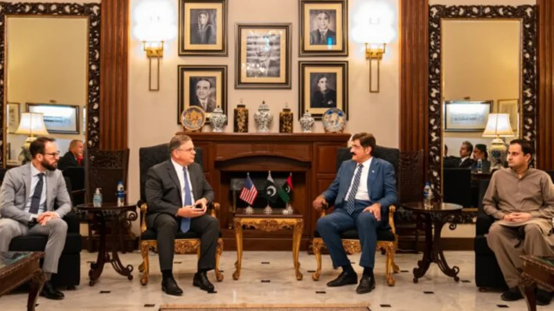 US envoy highlights trade, investment potential in Karachi visit