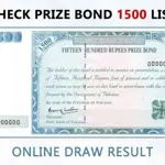 Rs1500 prize bond winner list announced today – May 15, 2025
