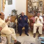 President visits family of Squadron Leader Usman Yousaf Shaheed for condolence